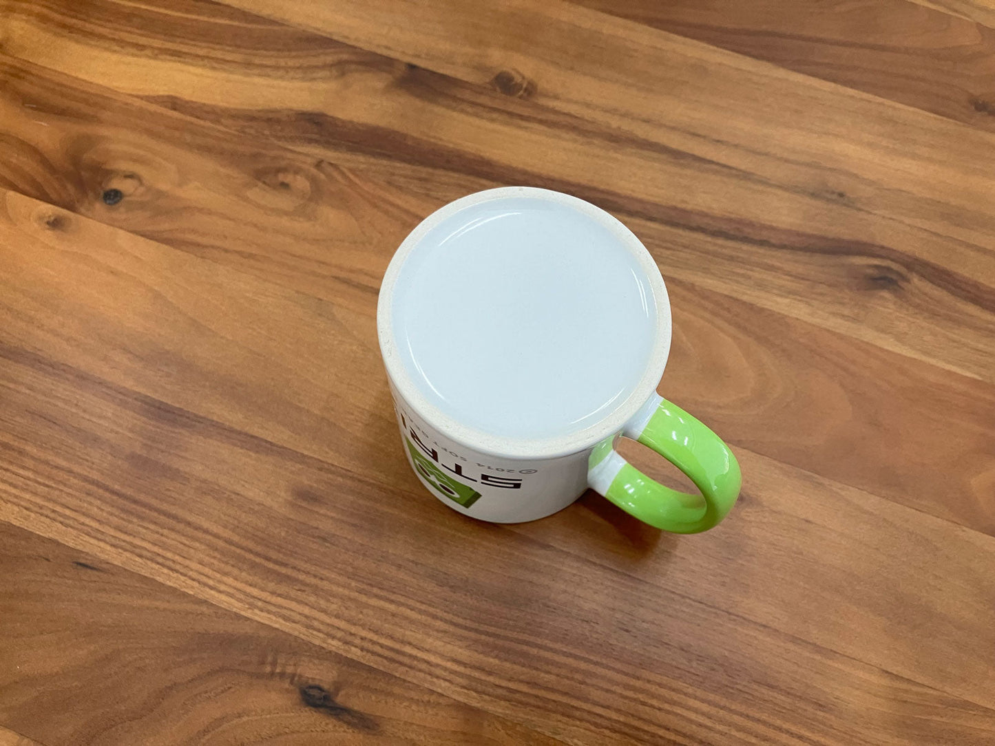 STRIX mug bottom-up view